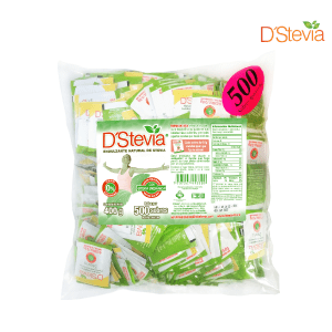 Stevia Natural en Polvo Bolsa 500 Sobres D´Stevia