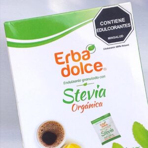 Caja de Stevia granulada (polvo) Erba Dolce