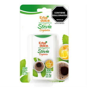 Pastillero 300 tabletas 13.5g Stevia Natural Erba Dolce