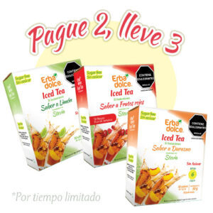 PROMOCIÓN Té Negro Endulzado con Stevia Caja 30g Erba Dolce