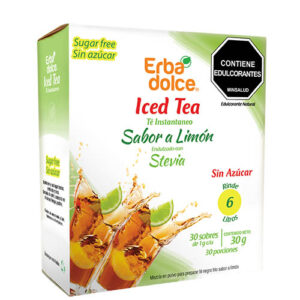 Té Negro Endulzado con Stevia Caja 30g sabor Limón Erba Dolce