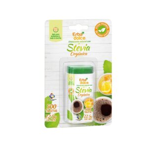 Pastillero 500 tabletas 22.5g Stevia Natural Erba Dolce